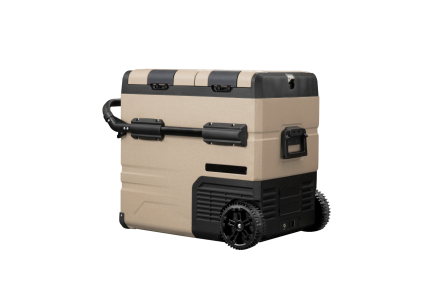 Steamy-E Dual Zone Roller Glacière à compresseur électrique sur roues (55 litres)