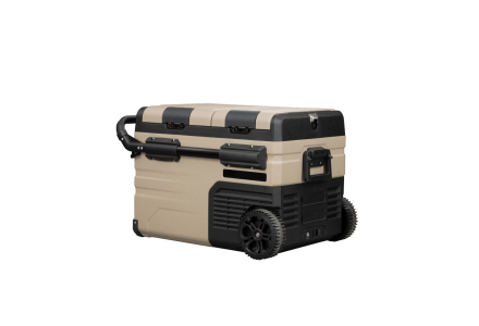 Steamy-E Glacière à compresseur électrique à double zone sur roues (35 litres)