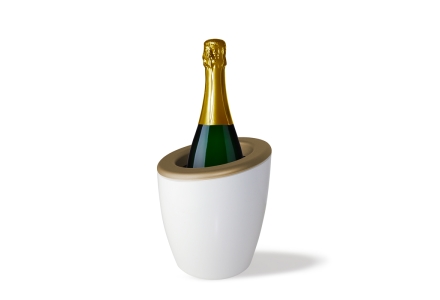Demi Mix Seau à Champagne / Seau à Vin Blanc & Or