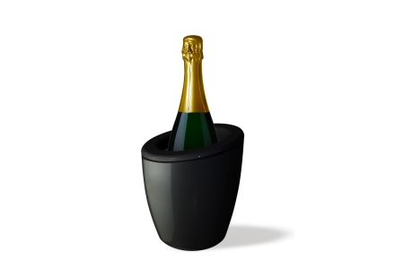 Demi Basic Seau à Champagne / Seau à Vin en Noir