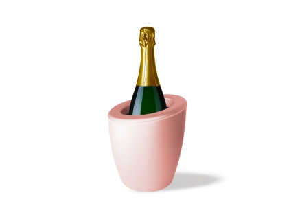 Demi Metal Seau à Champagne / Seau à Vin en Or Rose