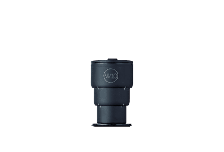 W10 Tasse de voyage pliante en acier inoxydable Portobello (400 ml) noir