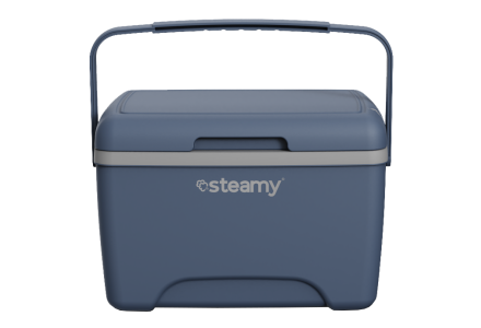 Steamy Cool 8 (8 Litres) Glacière Bleu avec élément de refroidissement!