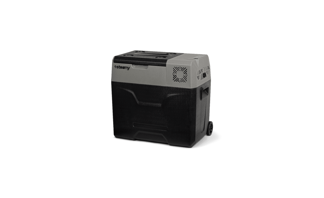 Glacière Électrique Steamy-E Single Zone 18 - 20L, Compresseur, -20°C à +20°C, 12V/230V, Parfaite Pour Camping