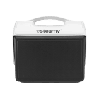 Steamy BMX 15 (15 Liter) Glacière Noir + 1x Tapis de Réfrigérants (88 Cubes) avec une grosse remise