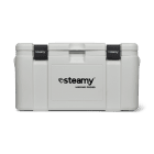 Steamy Marine Pro 50 (50 Litres) Glacière Blanc + 2x Élément de refroidissement Grande avec une grosse remise