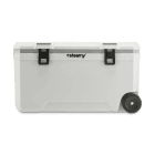 Steamy Marine 120 Roller (120 Liter) Glacière sur roues Blanc + 1x élément de refroidissement XXL avec une grosse remise