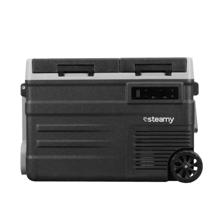 Steamy-E Dual Zone Roller Glacière Électrique à Compresseur Sur Roues (41 litres)