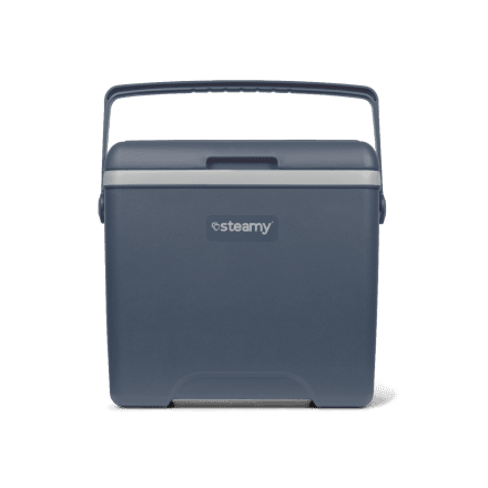 Steamy Cool 28 (28 Litres) Glacière Bleu + 2x Élément de refroidissement Moyenne avec une grosse remise
