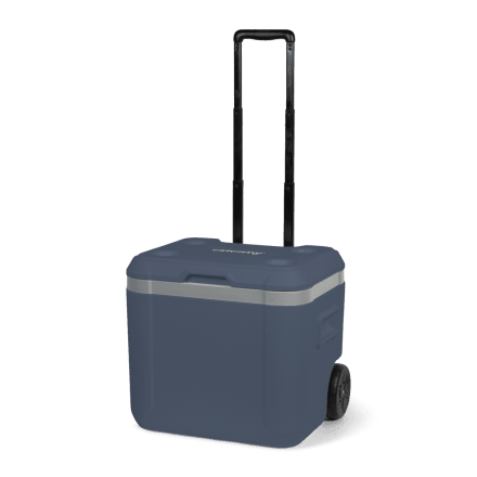 Steamy Cool 52 Roller (52 Liter) Koelbox op Wielen Blauw + 1x koelelement XXL met flinke korting