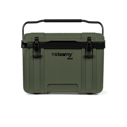 Steamy BMX (26 Litres) Vert + 2x Élément de refroidissement Grande avec une grosse remise