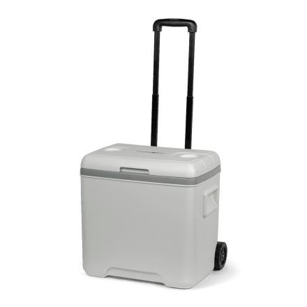 Steamy Marine 30 Roller (30 Litres) Glacière sur roues Blanc + 2x Élément de refroidissement Grande avec une grosse remise