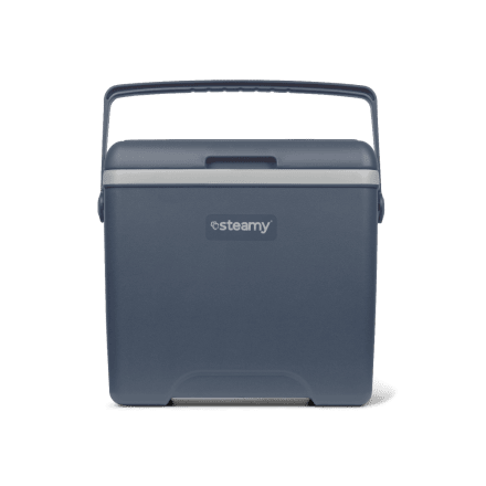 Steamy Cool 28 (28 Litres) Glacière Bleu + 2x Élément de refroidissement Moyenne avec une grosse remise