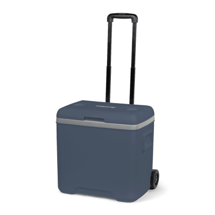 Steamy Cool 30 Roller (30 Litres) Glacière sur roues Bleu + 2x Élément de refroidissement Grande avec une grosse remise