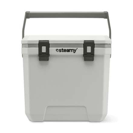 Steamy Marine 36 (36 Litres) Glacière Blanc + 2x Élément de refroidissement Grande avec une grosse remise