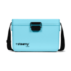 Steamy Classy 12 (12 Liter) Glacière Sky Blue + 2x Élément de refroidissement Petit avec une grosse remise