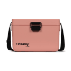 Steamy Classy 12 (12 Liter) Glacière Salmon Pink + 2x Élément de refroidissement Petit avec une grosse remise