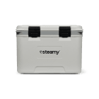 Steamy Marine 21 (21 Litres) Glacière Blanc + 2x Élément de refroidissement Moyenne avec une grosse remise