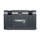 Steamy Pro 70 (70 Liter) Glacière Gris + 1x élément de refroidissement XXL avec une grosse remise