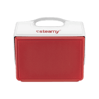 Steamy Sport 15 (15 Liter) Glacière Rouge + 1x Tapis de Réfrigérants (88 Cubes) avec une grosse remise